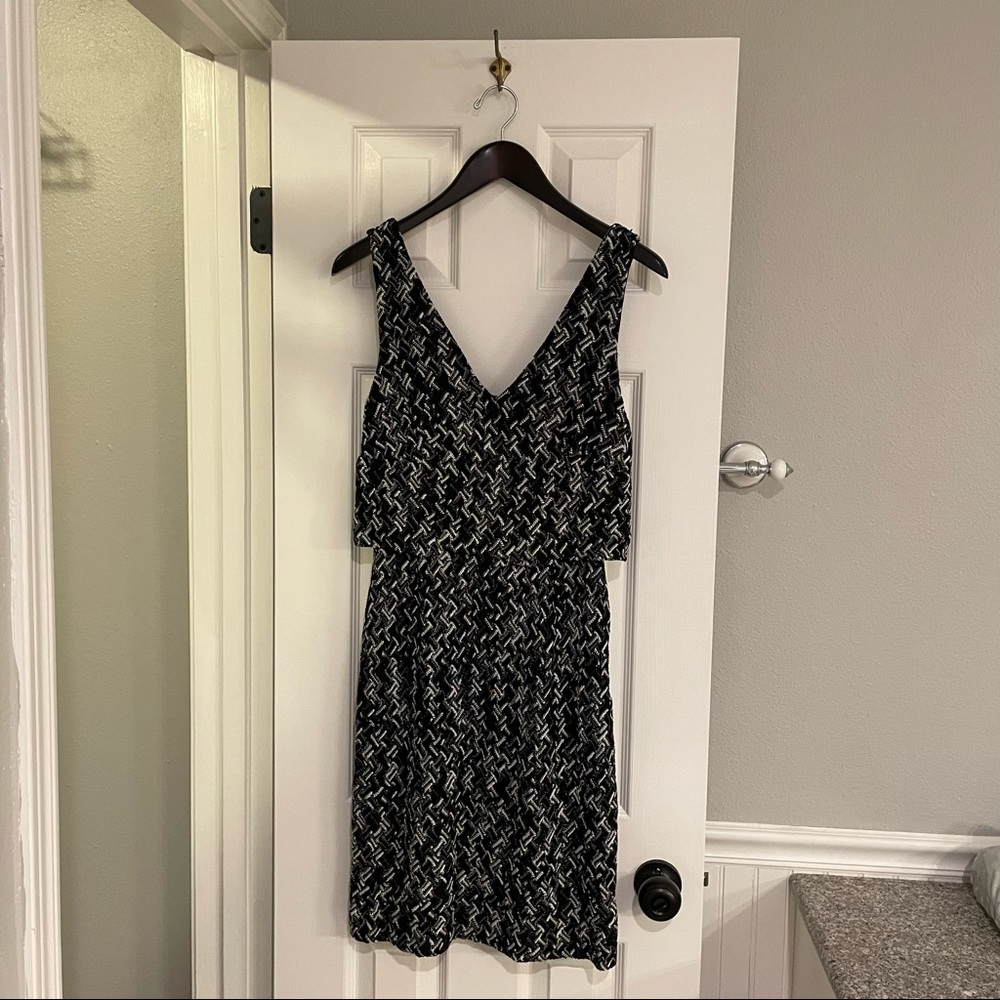 Missoni Black and White Knit Bib Top Dress 44